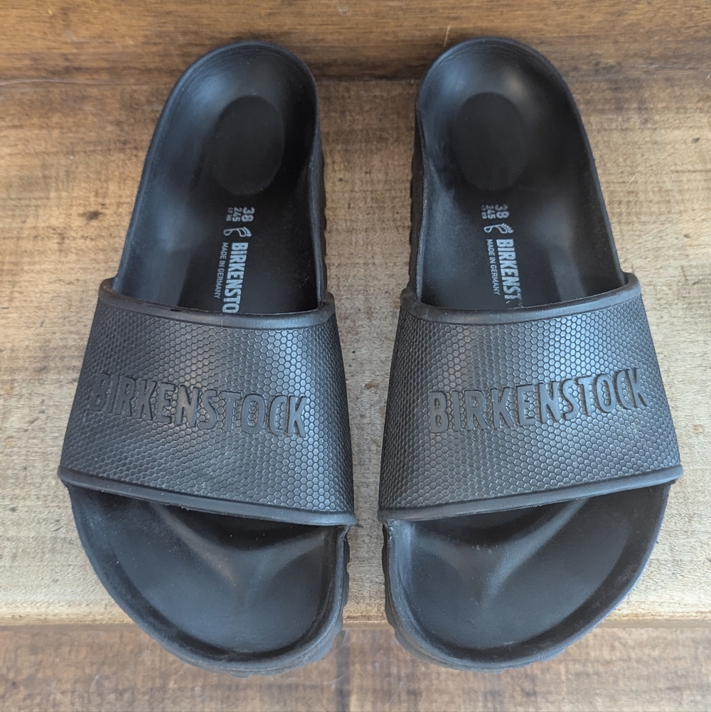Birkenstock Classic Black Slides 38